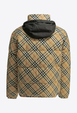 Burberry Snowdon Check Reversible Down Jacket Beige 8131877_97345c00-5665-4583-9cd2-61f43bbab90f