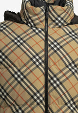 Burberry Snowdon Check Reversible Down Jacket Beige 8131877_97345c00-5665-4583-9cd2-61f43bbab90f