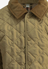 Burberry Kids Boys Quilted Hooded Jacket Beige 8108509_0f676692-43fb-4b29-8626-3f098008ae9b