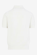 Cotton Blend Polo T-shirt