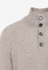 Cashmere High-Neck Sweater