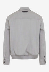 Zip-Up Blouson Jacket