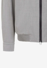 Zip-Up Blouson Jacket