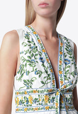 Farm Rio Emily Floral Print Mini Dress Multicolor 355470CO/T_FARM-25185