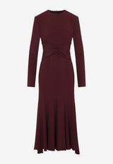 Flared Midi Dress