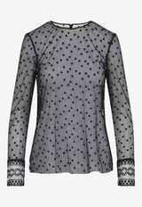Polka Dots Tulle Top