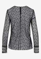 Polka Dots Tulle Top