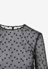Polka Dots Tulle Top