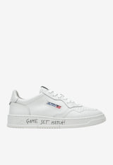 Autry Medalist Low-Top Sneakers in Leather White AULMML08/T_AUTRY-ML08