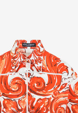 Majolica Print Poplin Shirt