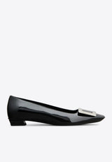 Roger Vivier Belle Vivier Patent Leather Ballet Flats Black RVW00700920D1P/T_ROGVI-B999