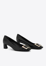 Roger Vivier Trompette 45 Patent Leather Pumps Black RVW44815280D1P/T_ROGVI-B999
