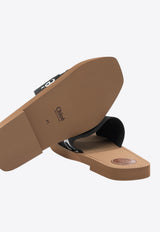 Chloé Woody Flat Sandals Black CHC22U188Z3001_22d8cff2-d425-48cc-9c77-c75e61b592de