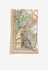 Ferragamo Feline Printed Silk Scarf Multicolor 0795092_a169b7cf-3adb-4c2b-950c-36a3da15b165