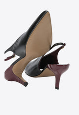 Chloé Suzie 50 Leather Slingback Pumps Black CH26A20FYQ001_6936bd7d-94d7-4ff6-95ea-88d5a2fc63d0