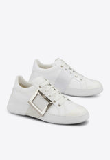 Roger Vivier Viv' Skate Low-Top Sneakers White RVW54226150LXQ/T_ROGVI-B001
