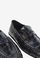 Le Loafer Glossy Effect Leather Loafers