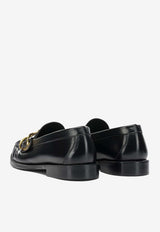 McQueen Wishbone Leather Loafers Black 867922WHADV1000_cf500390-4786-4db2-a19c-8c9db2d13149
