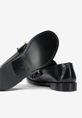 McQueen Wishbone Leather Loafers Black 867922WHADV1000_cf500390-4786-4db2-a19c-8c9db2d13149