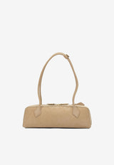 Alaïa Medium Le Teckel Nubuck Shoulder Bag Beige AA1S06033CA214148_074810a8-b968-475c-80ef-b1cc7894d138