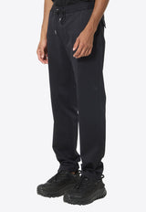 Moncler Logo Patch Track Pants Black L20912A00033-89ALO-999