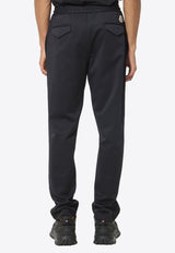 Moncler Logo Patch Track Pants Black L20912A00033-89ALO-999