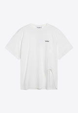 The Attico Oversized Logo T-shirt White 261WCT00350JJJ025AA/T_ATTIC-001