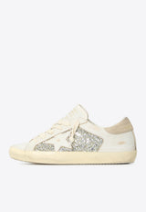 Golden Goose DB Super Star Leather Glittered Sneakers White GWF00103-F008901-10931