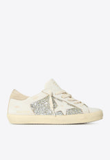 Golden Goose DB Super Star Leather Glittered Sneakers White GWF00103-F008901-10931