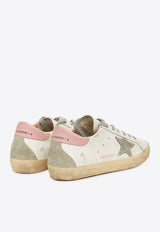 Golden Goose DB Super Star Leather Low-Top Sneakers with Suede Star Patch White GWF00102-F002569-10914