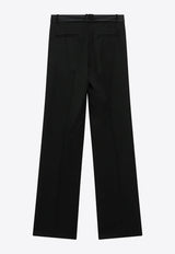 The Attico Virgin Wool Tuxedo Pants Black 261WCP00308WWW065AA/T_ATTIC-100