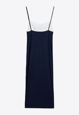 Miu Miu Jacquard Midi Dress Blue MF6436OOO122R/T_MIU-F0008