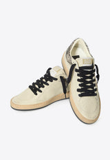 Golden Goose DB Ball Star Low-Top Sneakers with Animal Print Heel White GWF01105-F008700-12521
