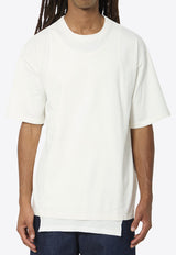 Maison Margiela Double-Layer Crewneck T-shirt White S50GC0734-M20222-101