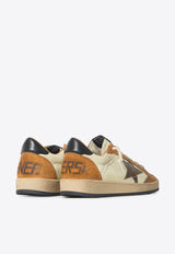 Golden Goose DB Ball Star Leather and Suede Low-Top Sneakers Multicolor GMF00117-F008720-83405