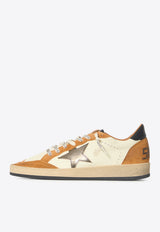 Golden Goose DB Ball Star Leather and Suede Low-Top Sneakers Multicolor GMF00117-F008720-83405