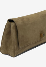 Khaite Audrey Suede Leather Clutch Beige H3033-726737_73d1a7bc-c082-496e-bdcb-3aa28560fd5e