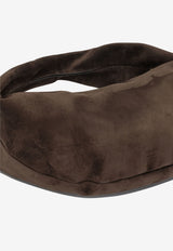 Khaite Medium Olivia Hobo Bag in Suede Brown H6015-726950_89c45758-91c4-47e7-90ca-bfd2d3ec9a7f