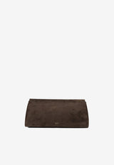 Khaite Audrey Suede Leather Clutch Brown H3033-726950_af17eaa1-225a-49bc-bfa0-637c04ca2067