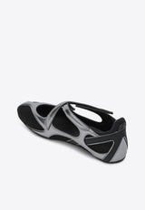 The Attico Floor 01 Ballet Flat Black 250WSH00871MIX024AA/T_ATTIC-100