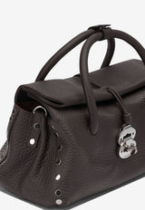 Zanellato Small Dotta Grained Leather Top Handle Bag Brown DOTTA CENTAURO S0687501120000Z1163_22ec7c61-7cc9-4d6b-b5c2-3e124194e499