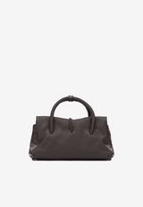 Zanellato Small Dotta Grained Leather Top Handle Bag Brown DOTTA CENTAURO S0687501120000Z1163_22ec7c61-7cc9-4d6b-b5c2-3e124194e499