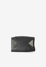 The Attico Mini La Passeggiata Leather Shoulder Bag Black 260WAH00063-117AA-100