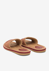 Chloé Sand Woven Slides Multicolor CH26U19AXP527_6e978d0f-92ba-4447-aedd-5bdd1b9555d9