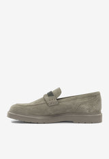 Brunello Cucinelli Suede Penny Loafers Gray MZSFG2370C8850_X_8006d972-37d0-416a-af7c-e9b14a8e8bba