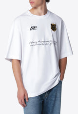 Off-White Sporty 3 Skates T-shirt White OMAA120S26JER00Q/S_OFFW-1000