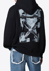 Off-White Paint Arrows Print Hooded Sweatshirt Black OMBB085S26FLE00K/S_OFFW-0001