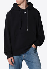 Off-White Paint Arrows Print Hooded Sweatshirt Black OMBB085S26FLE00K/S_OFFW-0001