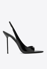 Paris Texas Lidia 105 Slingback Sandals in Patent Leather Black PX1950XVN01/T_PATEX-BLK