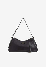 Soft Brushed Leather Shoulder Bag